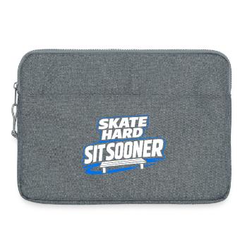 Ligue de la Bière Hockey Humour des joueurs drôles de hockey - Sacoche pour ordinateur portable 15 pouces - gris chiné - Devant