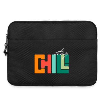 Bleib cool - Laptoptasche 15" - Schwarz - Vorne