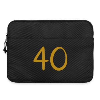 40 - Sacoche pour ordinateur portable 15 pouces - noir - Devant