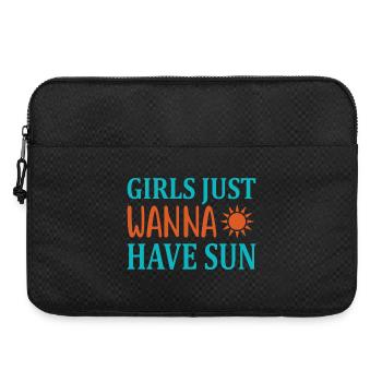 Les filles veulent avoir le soleil - Sacoche pour ordinateur portable 15 pouces - noir - Devant