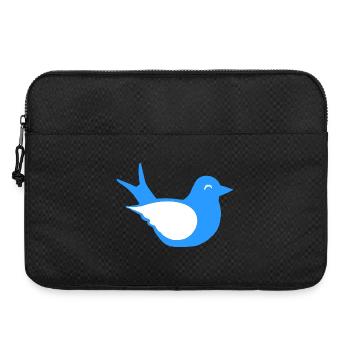 süße vögel babys, Sitzende mehlschwalbe - Laptoptasche 15" - Schwarz - Vorne