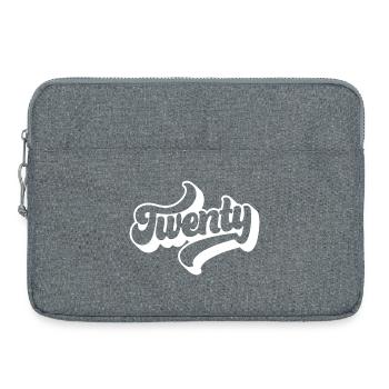 Twenty 20th Birthday Men Women 20 Years Old - Laptop bag 15" - heather grey - Front