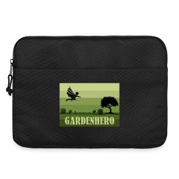 Rétro/Vintage Héros de jardin masculin - Sacoche pour ordinateur portable 15 pouces - noir - Devant