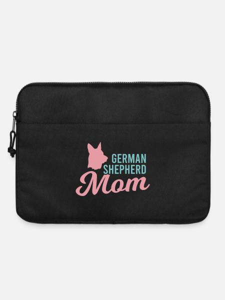 Schäferhund Mutter - Laptoptasche 15" - Schwarz