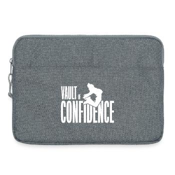Shirt Vault of Confidence - Laptop bag 15" - heather grey - Front