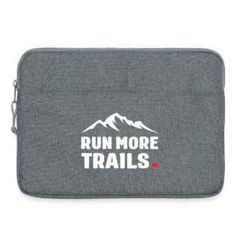 Lauf mehr Trails - Laptoptasche 15" - Grau meliert - Vorne