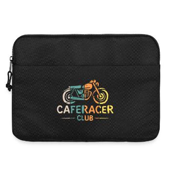 Caferacer look rétro - amis motards et cyclomoteurs - Sacoche pour ordinateur portable 15 pouces - noir - Devant