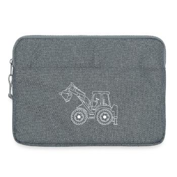 Excavator - Laptop bag 15" - heather grey - Front