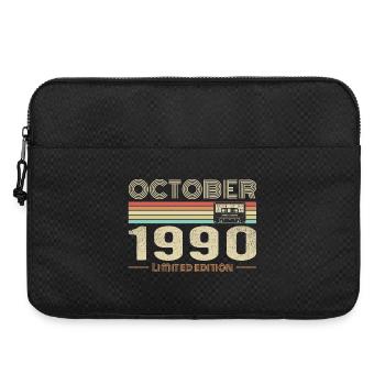 Birthday october 1990 - Laptop bag 15" - black - Front