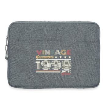 Novembre 1998 - Sacoche pour ordinateur portable 15 pouces - gris chiné - Devant