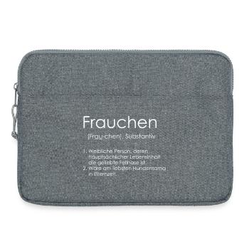maîtresse - Sacoche pour ordinateur portable 15 pouces - gris chiné - Devant