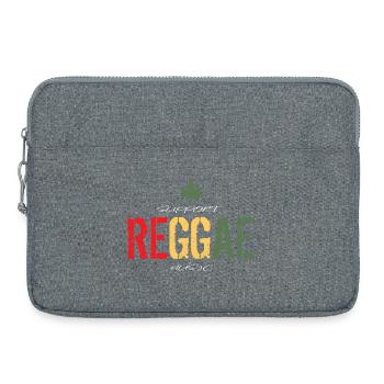 Rock Reggae Disco Punk Music Vêtements - Sacoche pour ordinateur portable 15 pouces - gris chiné - Devant