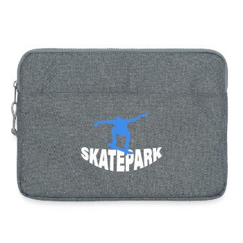 Skatepark - Laptop bag 15" - heather grey - Front