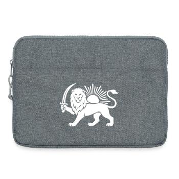 Persischer Löwe Persien Iran - Laptoptasche 15" - Grau meliert - Vorne