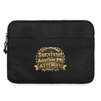 Survived Another PR Attempt Funny PR Gym Gift - Laptop bag 15" - black - Front