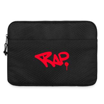 Rap Graffiti Spray Design für Fans - Laptoptasche 15" - Schwarz - Vorne
