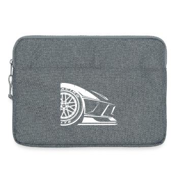racing tuning tuner autocar cars Symbol sportscar - Laptoptasche 15" - Grau meliert - Vorne