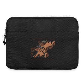 Violon, Violon, Musique, Classique, Illustration, Symbole - Sacoche pour ordinateur portable 15 pouces - noir - Devant