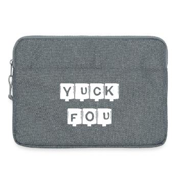 YUCK FOU - weiss - Laptoptasche 15" - Grau meliert - Vorne