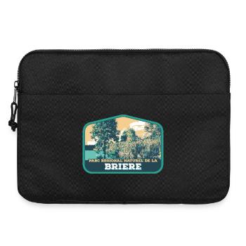 Brière Landscape Badge: Authentic Nature - Laptop bag 15" - black - Front