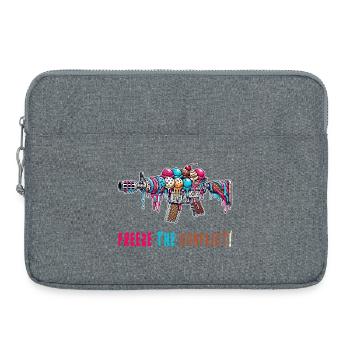 Conflict freeze ice cream - Laptop bag 15" - heather grey - Front