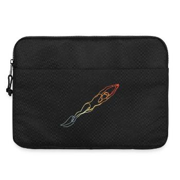 Schwimmen Retro Stil - Laptoptasche 15" - Schwarz - Vorne