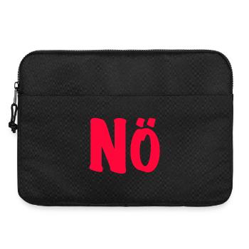 Nö - Bin dagegen - Null Bock  - Laptoptasche 15" - Schwarz - Vorne