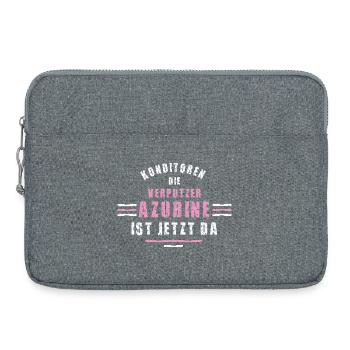 Confectioner Trainee Training Apprenticeship Confectioner - Laptop bag 15" - heather grey - Front