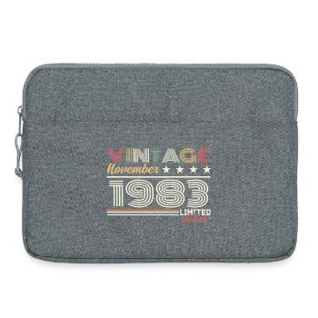 November 1983 - Laptop bag 15" - heather grey - Front