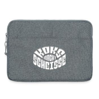 Cocaine makes shit! - Laptop bag 15" - heather grey - Front