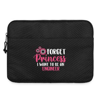 Vergiss Prinzessin, ich möchte Ingenieur werden - Laptoptasche 15" - Schwarz - Vorne