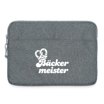 Bäckermeister - Laptoptasche 15" - Grau meliert - Vorne