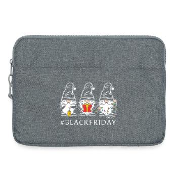 Black Friday shopping spree - Laptop bag 15" - heather grey - Front