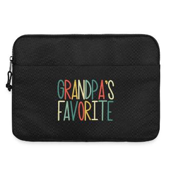 Petit-enfant préféré Drôle de grand-père préféré - Sacoche pour ordinateur portable 15 pouces - noir - Devant