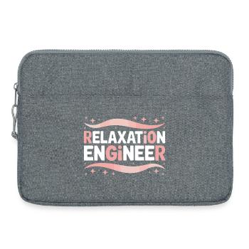 Masseurin Sprüche Massage Lustige Masseur Geschenk - Laptoptasche 15" - Grau meliert - Vorne
