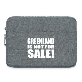 Le Groenland n’est pas à vendre - Sacoche pour ordinateur portable 15 pouces - gris chiné - Devant
