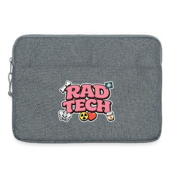 Rad Tech Radiologie Humour Design Médical - Sacoche pour ordinateur portable 15 pouces - gris chiné - Devant