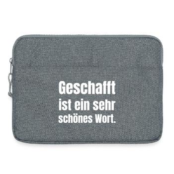 La remise des diplômes est terminée. - Sacoche pour ordinateur portable 15 pouces - gris chiné - Devant