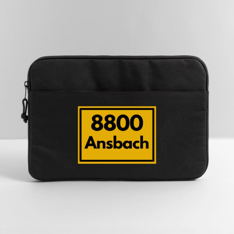 OLD POSTCODE POSTCODE RETRO 8800 ANSBACH FRANKEN Laptop bag 15"