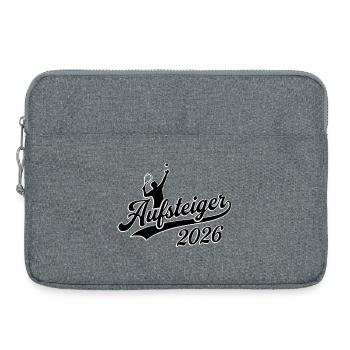 Tennis Aufsteiger 2026, Tennis Meistermannschaft - Laptoptasche 15" - Grau meliert - Vorne