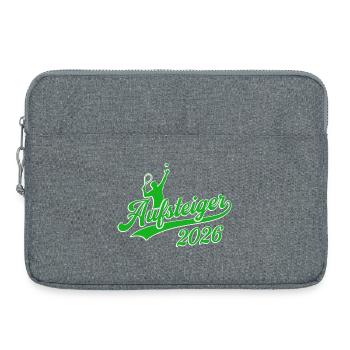 Tennis Aufsteiger 2026, Tennis Meister Mannschaft - Laptoptasche 15" - Grau meliert - Vorne