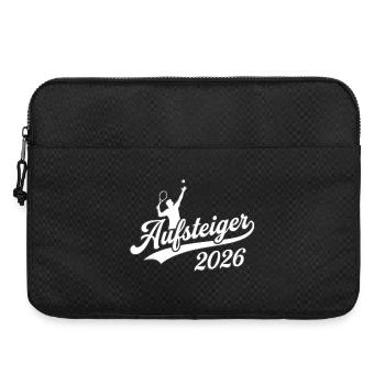 Tennis Aufsteiger 2026, Tennis Meistermannschaft - Laptoptasche 15" - Schwarz - Vorne