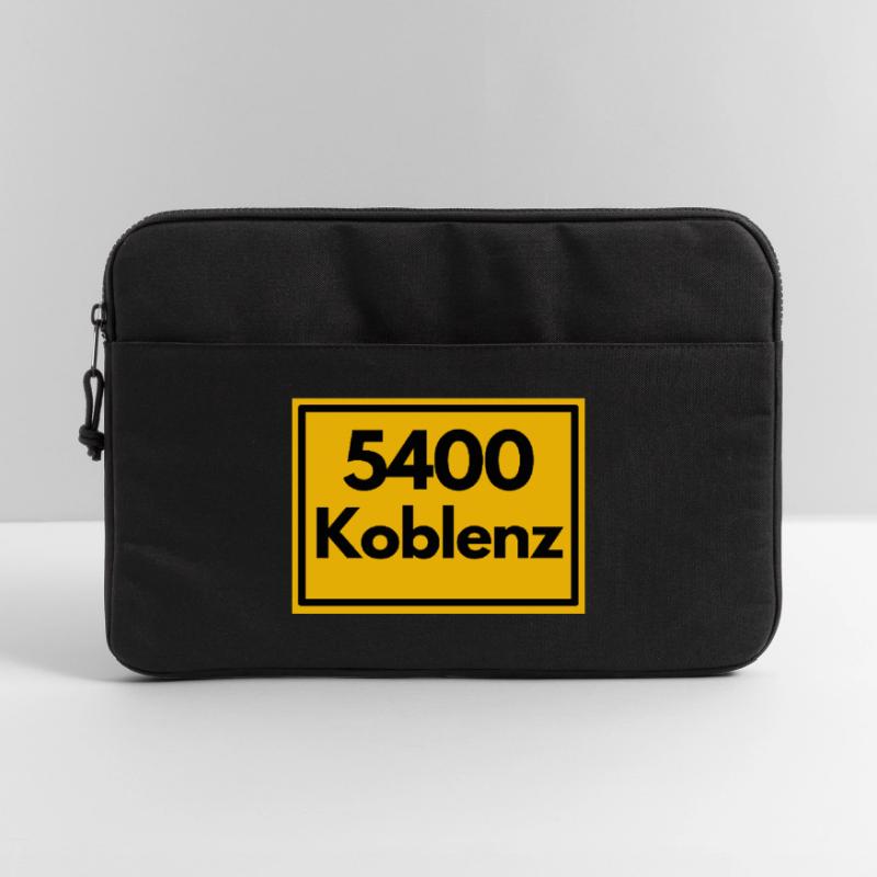 OLD POSTCODE POSTCODE RETRO 5400 KOBLENZ GERMAN Laptop bag 15"