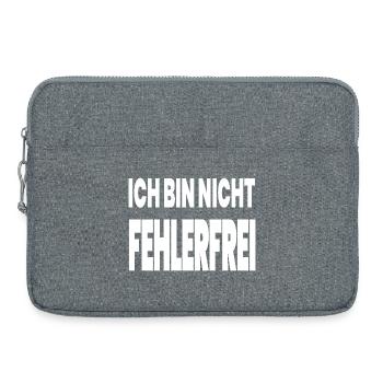 Fehlerfrei - Laptoptasche 15" - Grau meliert - Vorne