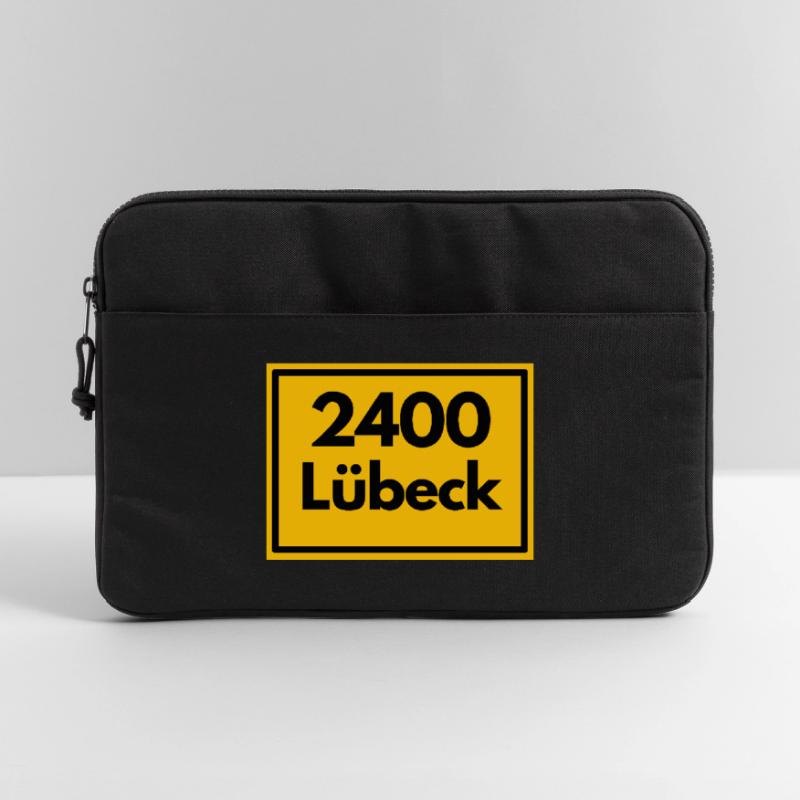 OLD POSTCODE POSTCODE RETRO 2400 LÜBECK HANSEPERLE Laptop bag 15"