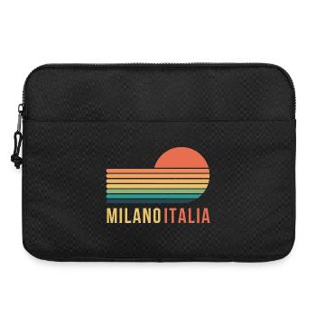 Milan, Italie - Sacoche pour ordinateur portable 15 pouces - noir - Devant
