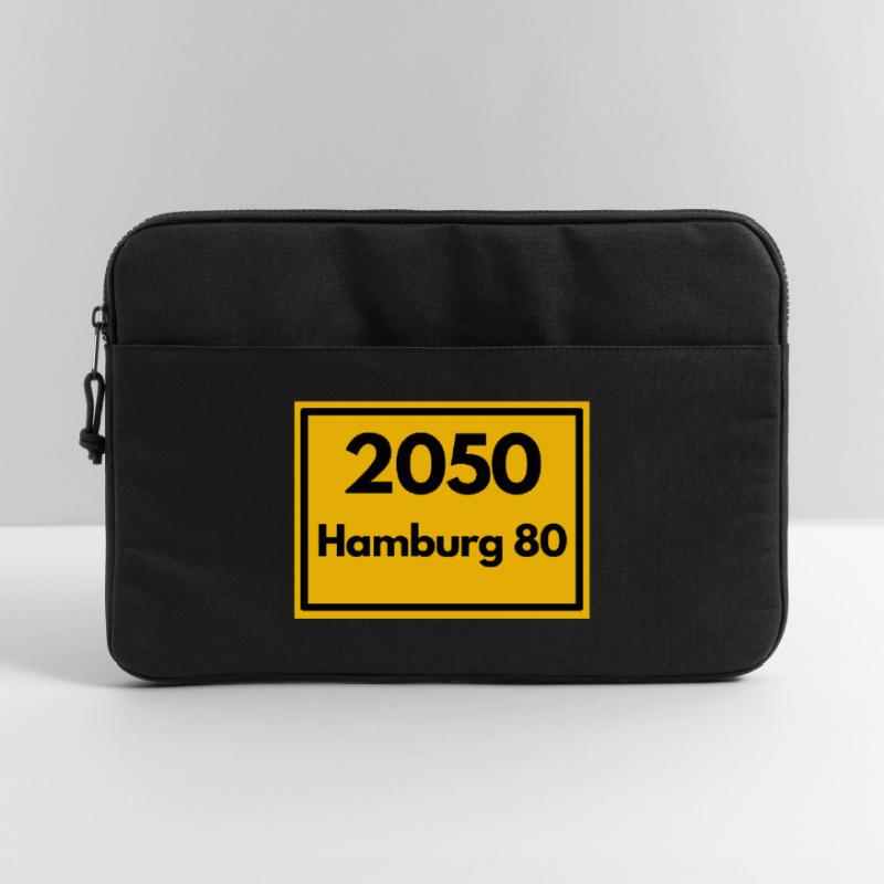 OLD POSTCODE POSTCODE RETRO 2050 HAMBURG 80 - ELBE Laptop bag 15"
