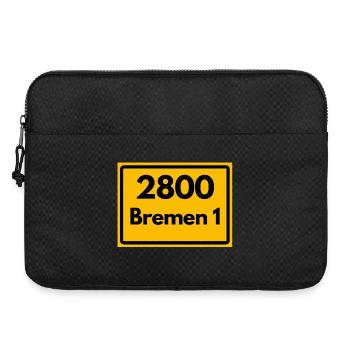 ANCIEN CODE POSTAL RETRO 2800 BREMEN 1 – HANSE - Sacoche pour ordinateur portable 15 pouces - noir - Devant