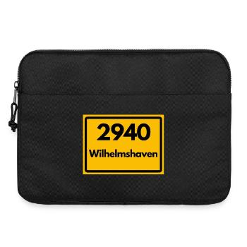 ALTE POSTLEITZAHL PLZ RETRO 2940 WILHELMSHAVEN  - Laptoptasche 15" - Schwarz - Vorne