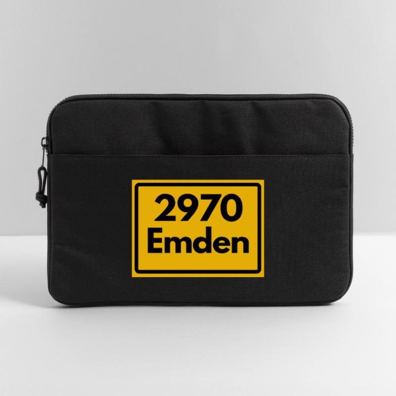 ANCIEN CODE POSTAL RÉTRO ⚓ 2970 Emden Moin Moin Sacoche pour ordinateur portable 15 pouces